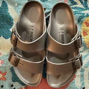 Birkenstock Kids Silver Sandals